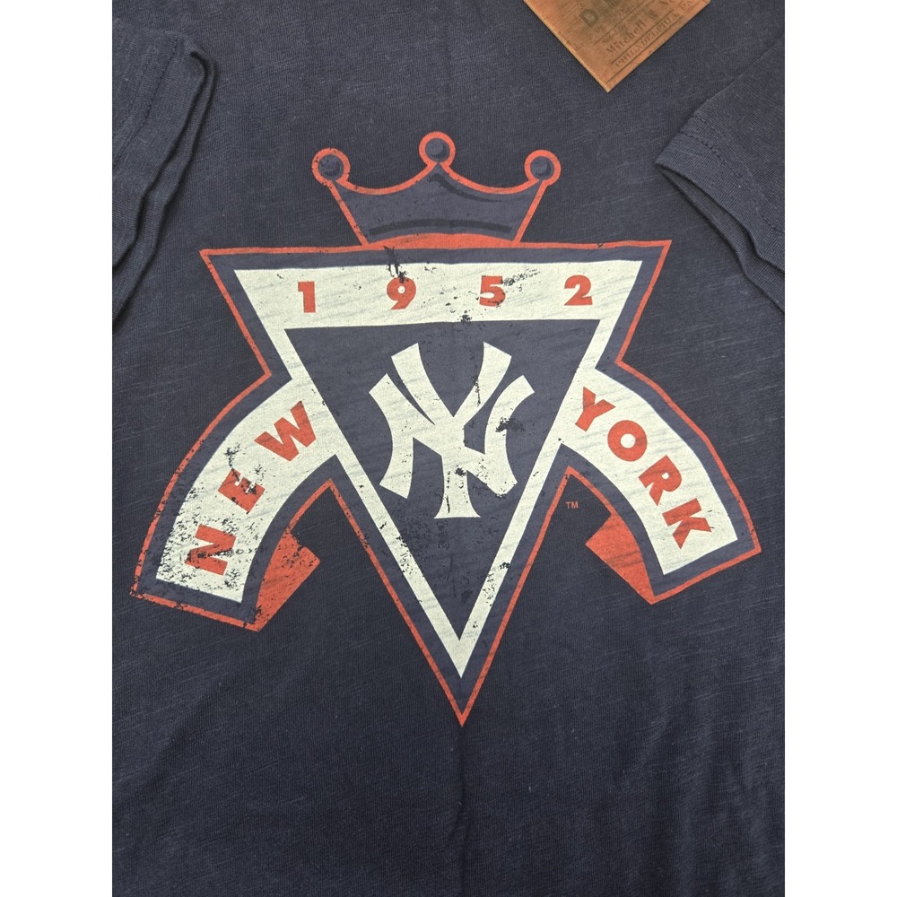 New‎ York Yankees Shirt Mens M Mitchell & Ness Cooperstown Collection Slub 1952